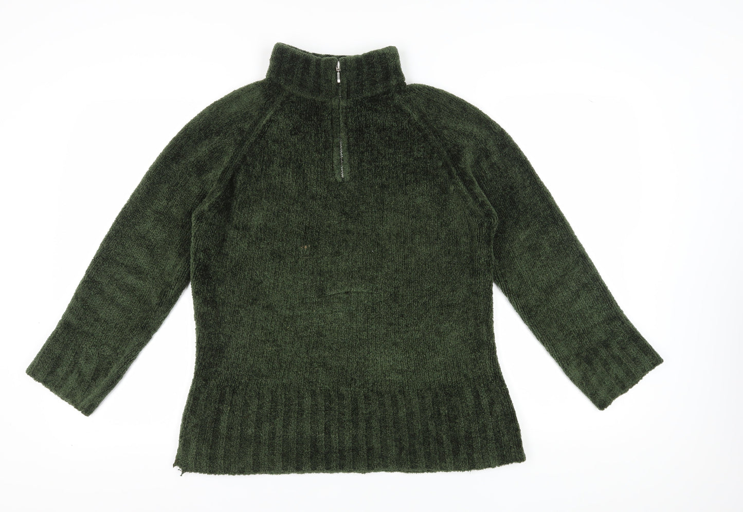 Womens UK Size 10 Debenhams Green Pullover Jumper
