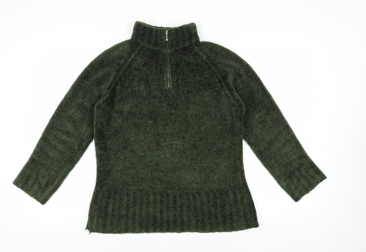 Womens UK Size 10 Debenhams Green Pullover Jumper