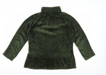 Womens UK Size 10 Debenhams Green Pullover Jumper