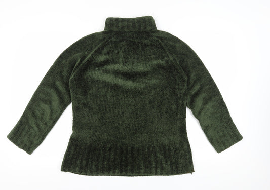 Womens UK Size 10 Debenhams Green Pullover Jumper