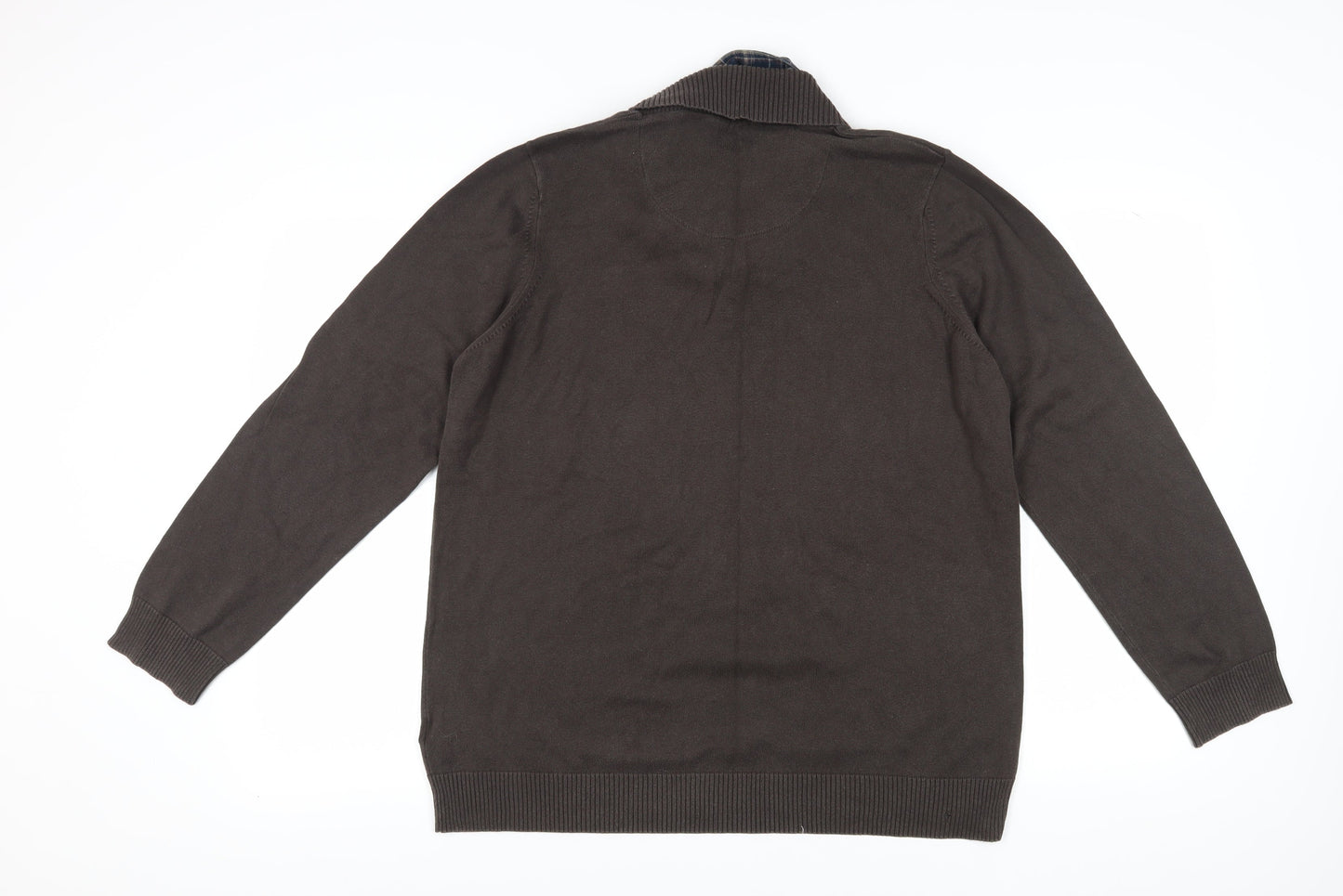 Unisex Adults UK Size XL Marks and Spencer Brown Pullover Jumper