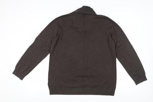 Unisex Adults UK Size XL Marks and Spencer Brown Pullover Jumper