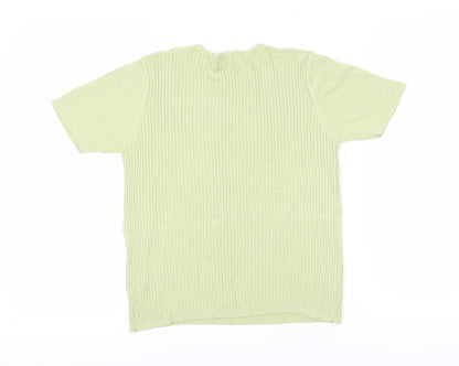 Richards Women's Green Basic Knit Top Medium