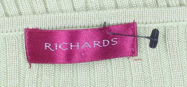 Richards Women's Green Basic Knit Top Medium