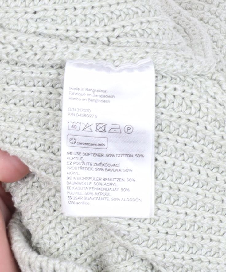 Womens UK Size 12 H&M Grey Pullover Jumper
