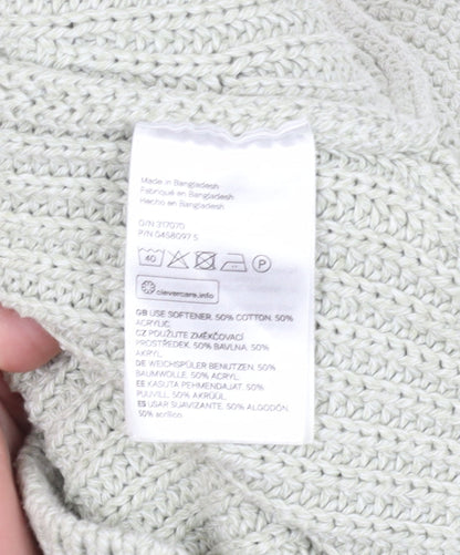 Womens UK Size 12 H&M Grey Pullover Jumper