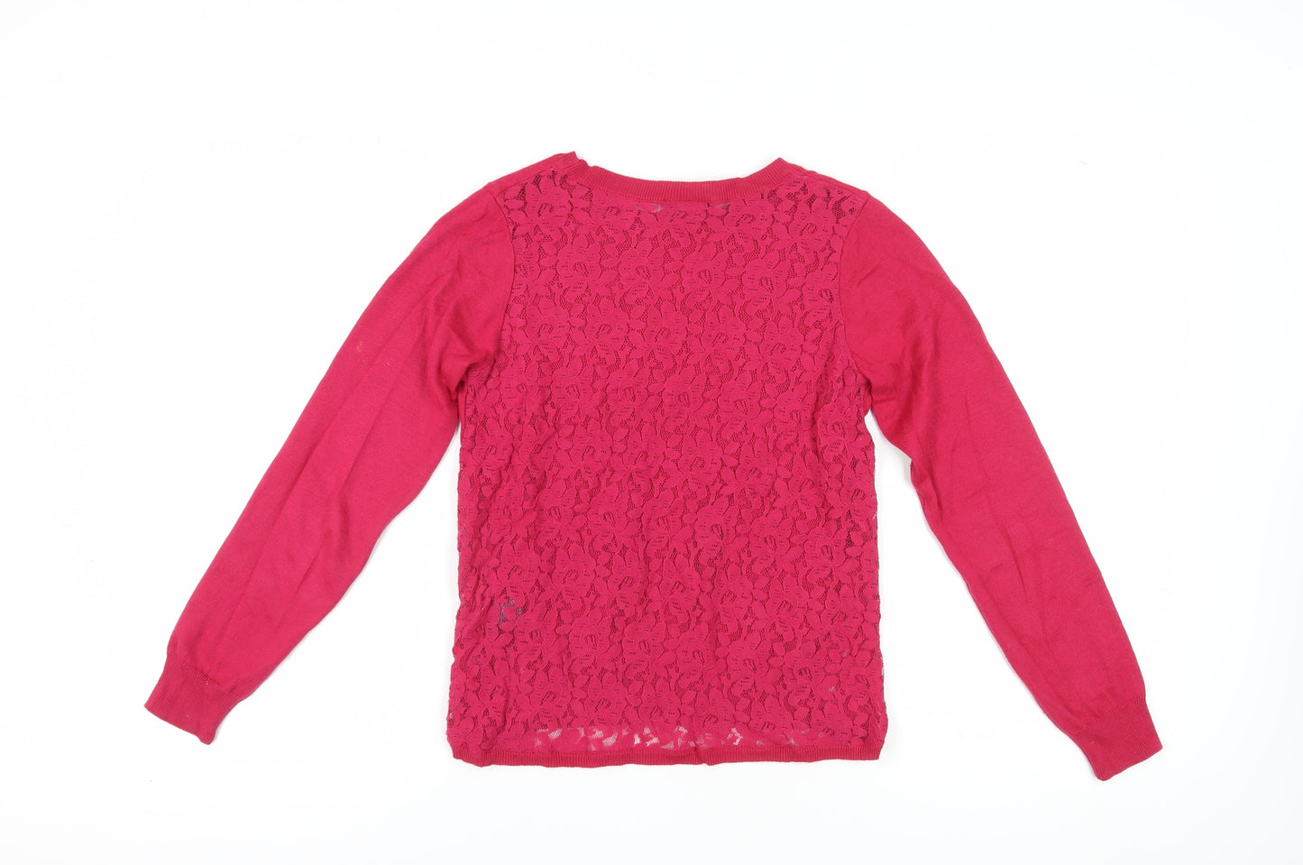 Womens UK Size 6 Miss Selfridge Pink Pullover Jumper