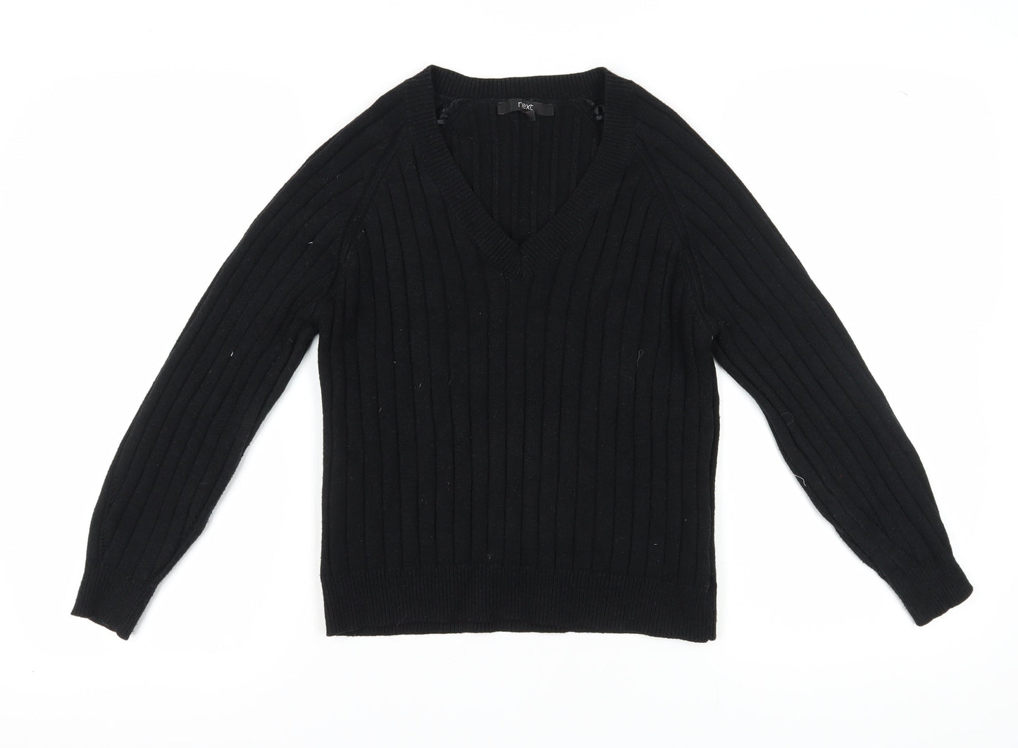 Womens UK Size M NEXT Black Pullover Jumper