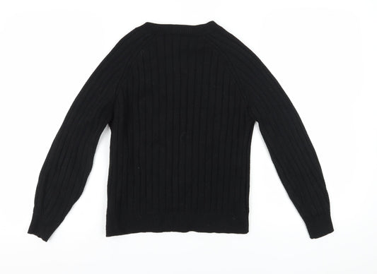 Womens UK Size M NEXT Black Pullover Jumper