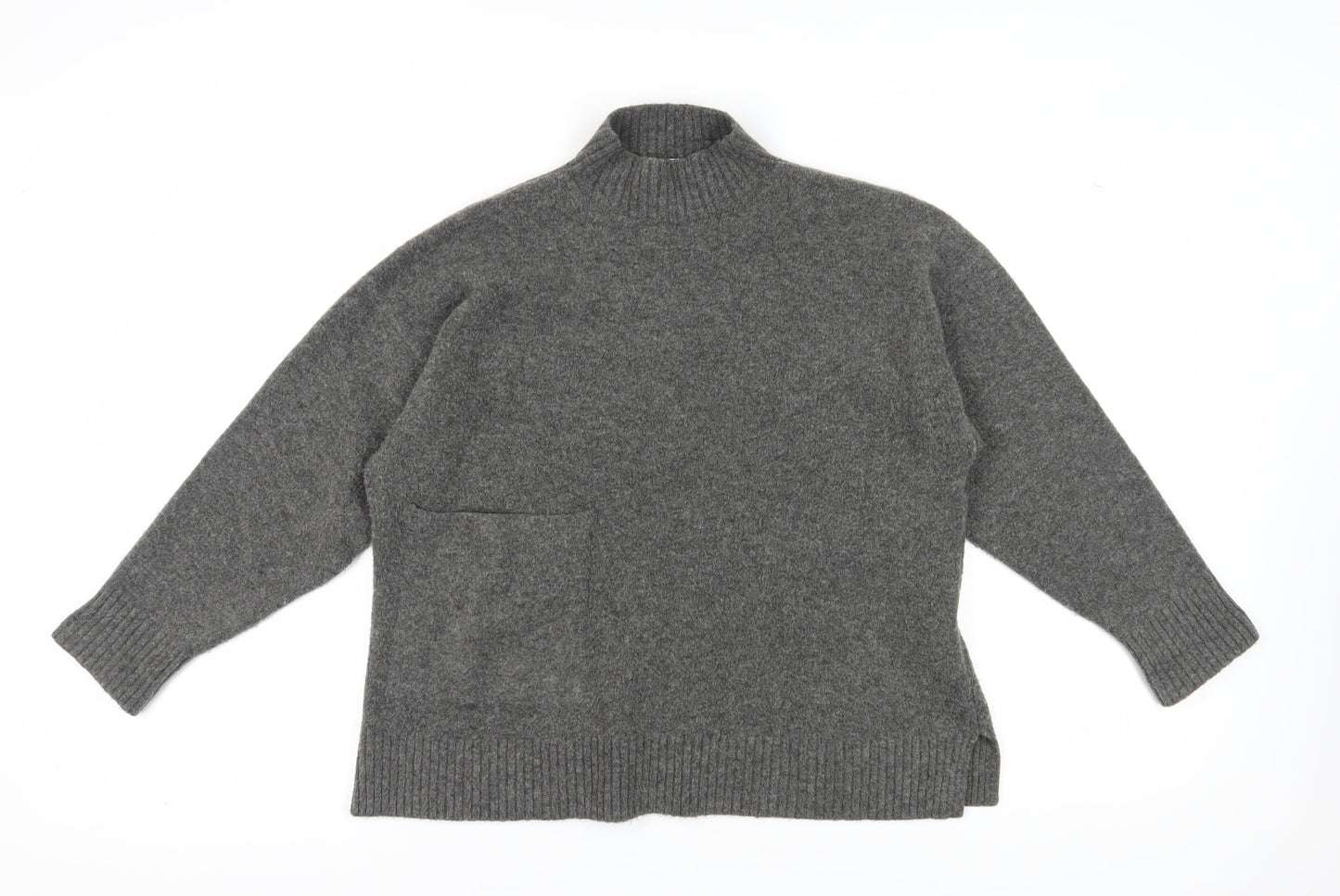 Womens UK Size M Zara Grey Pullover Jumper