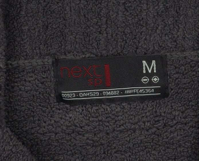 Next Men's Grey Medium Knit V-Neck Pullover Jumper