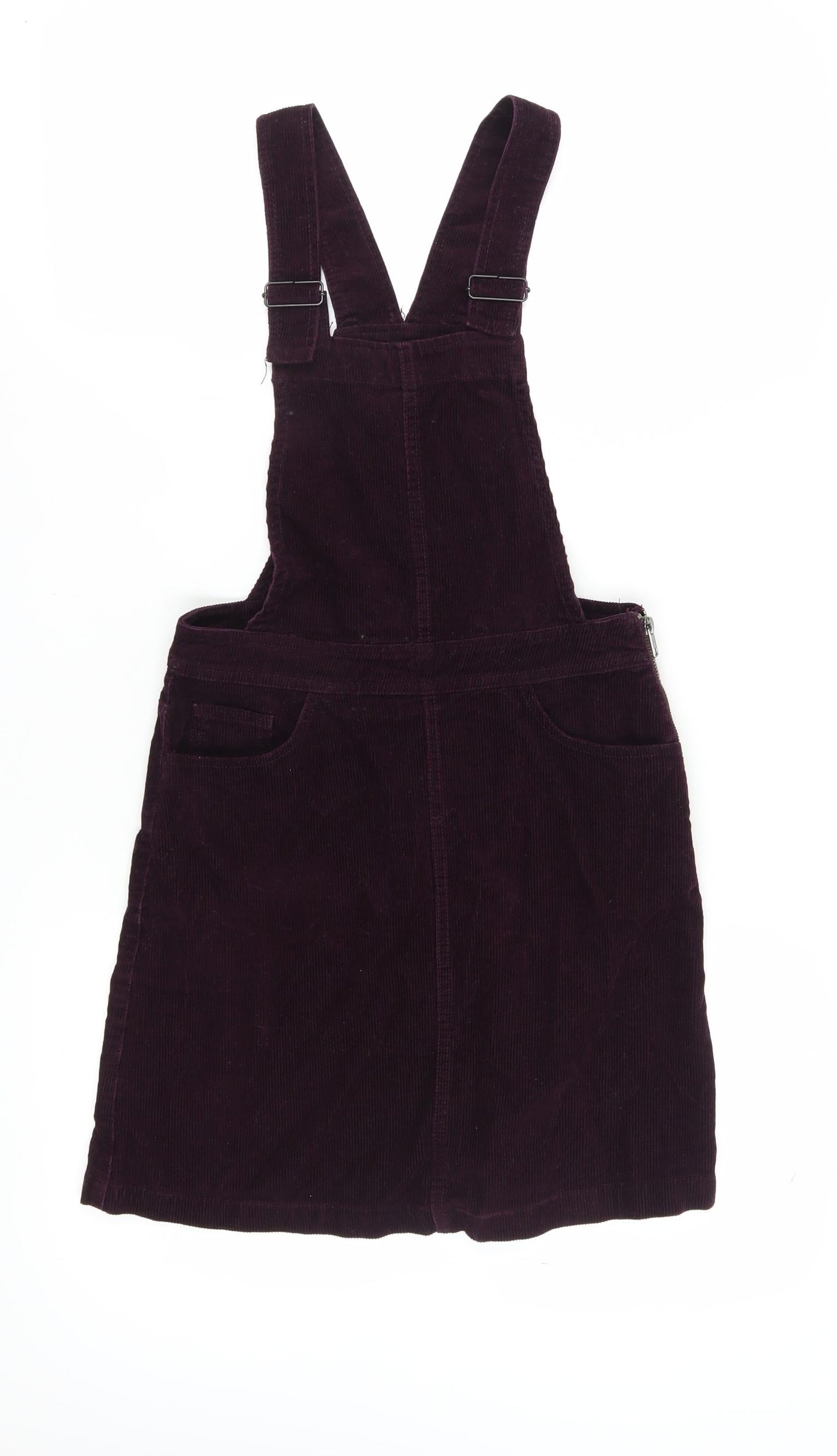 New Look Women's Purple Corduroy Pinafore Dress, UK 6