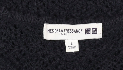 Uniqlo Women's Black Cotton Dress, Size S