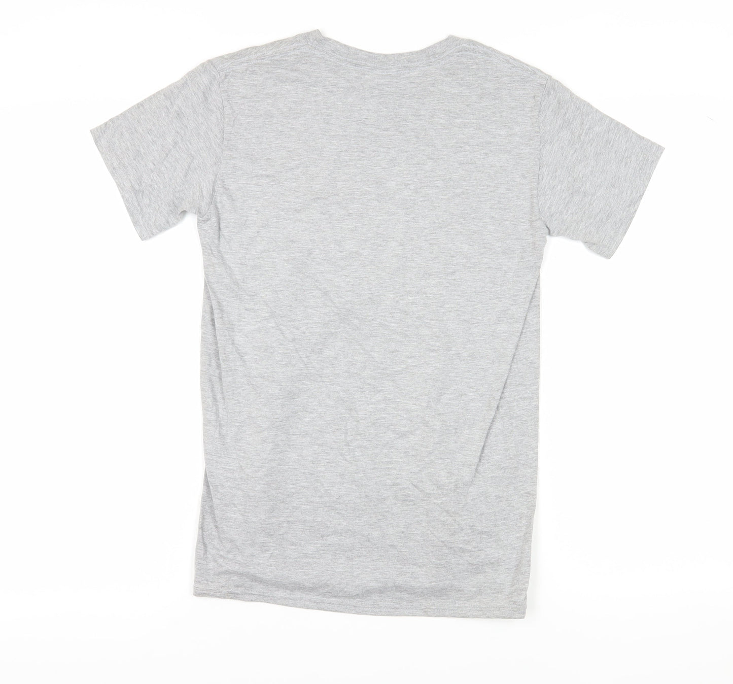 Unisex Adults UK Size S Gildan Grey Basic T-Shirt