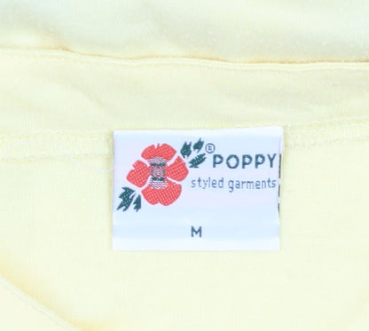 Poppy Unisex Yellow Dolphin T-Shirt M - Casual Summer Wear