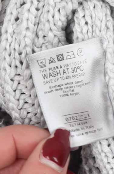 Womens UK Size M Marks and Spencer Grey Cardigan Jumper