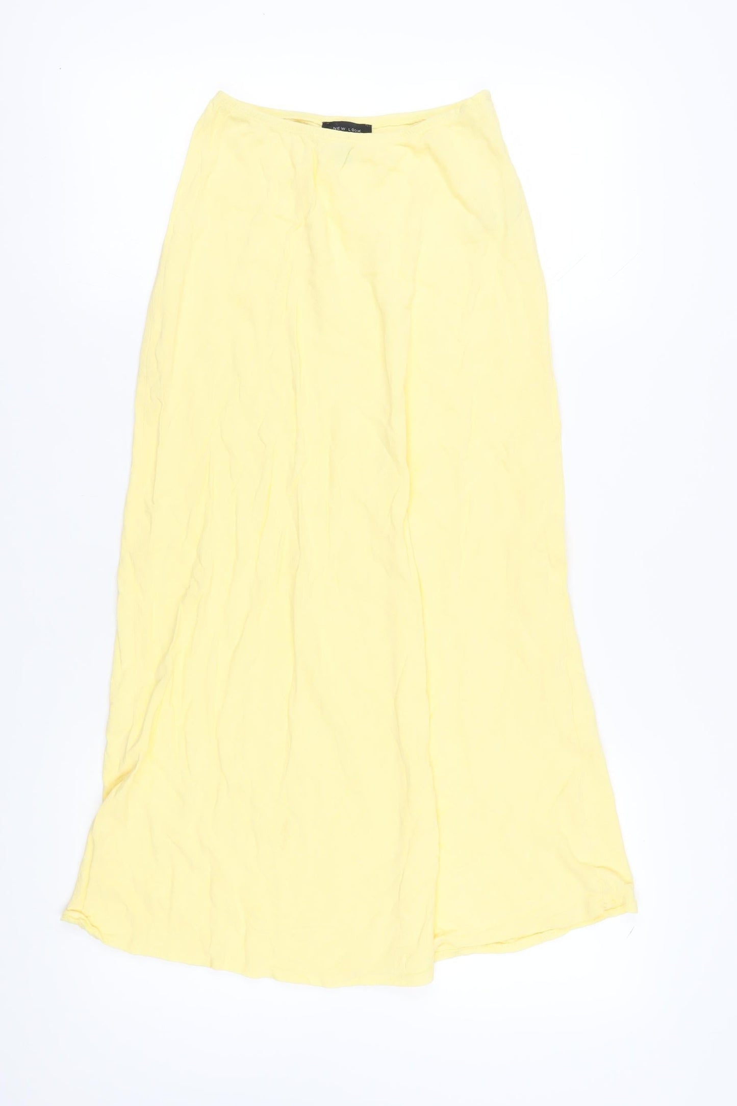 New Look Women's Yellow Long A-Line Skirt Size 6