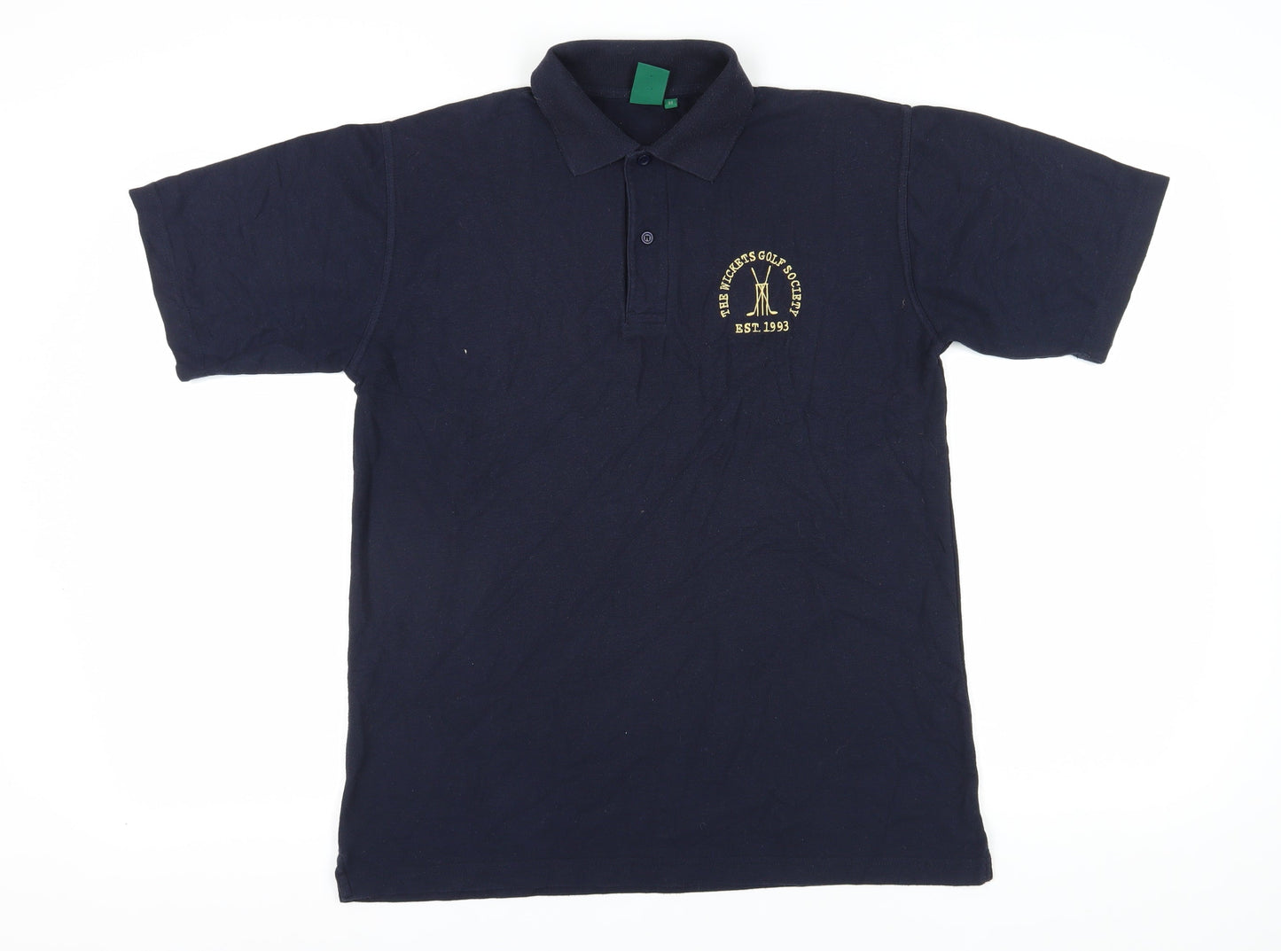 Highfield Men's Blue Polo Shirt Medium, Short Sleeve