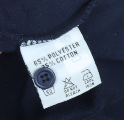 Highfield Men's Blue Polo Shirt Medium, Short Sleeve