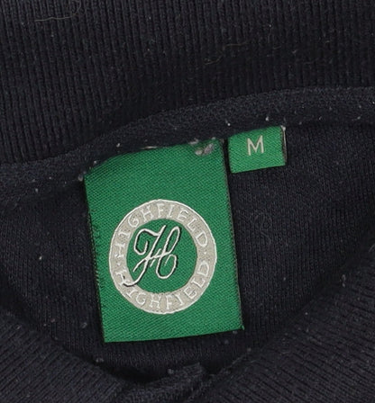 Highfield Men's Blue Polo Shirt Medium, Short Sleeve