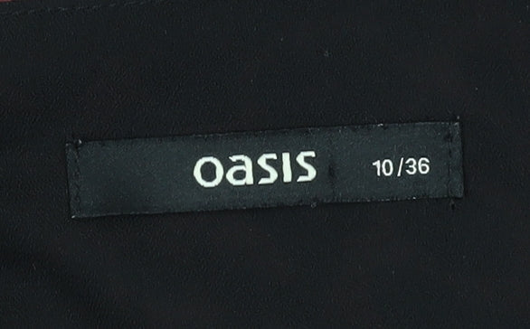 Oasis Women's Animal Print A-Line Dress - Size 10