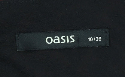 Oasis Women's Animal Print A-Line Dress - Size 10