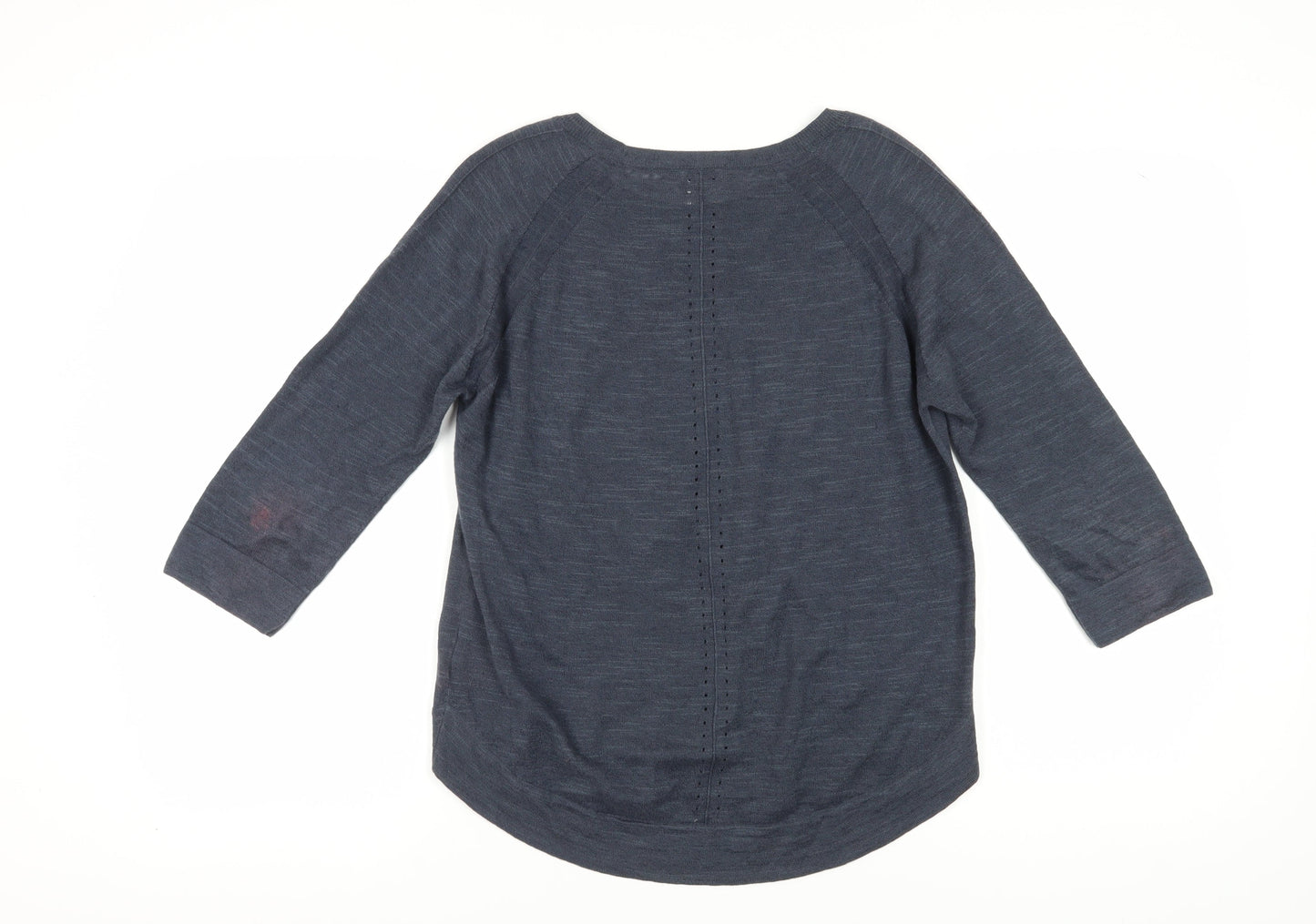Womens UK Size S Jigsaw Blue Pullover Jumper