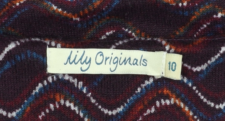 Lily Originals Women's Multicoloured Sheath Dress 10
