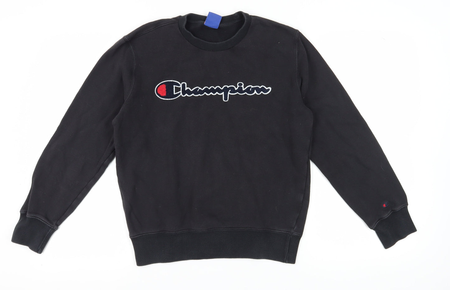 Mens UK Size M Champion Black Pullover Sweatshirt