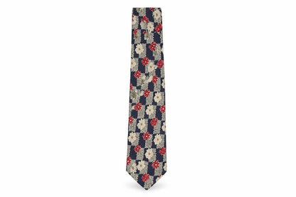 Bäumler Men's Floral Silk Tie Multicoloured