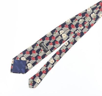 Mens Baumler Multicoloured Floral 100% Silk  Tie
