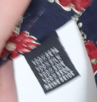 Mens Baumler Multicoloured Floral 100% Silk  Tie