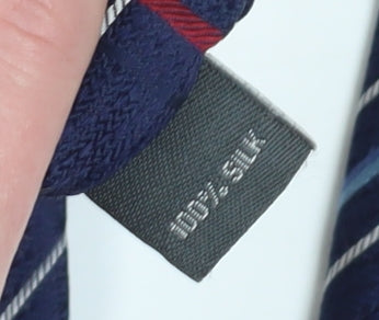 Austin Reed Men's Blue Plaid Silk Designer Tie