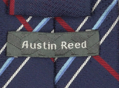 Austin Reed Men's Blue Plaid Silk Designer Tie