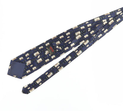 Triad Men's Blue Wine Theme Tie, Polyester, One Size