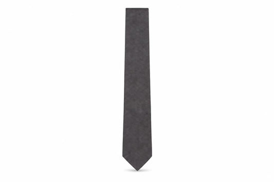 Mens Carlo Colombo Black Polka Dot 100% Silk Pointed Tie