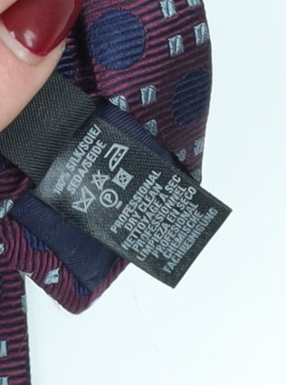 Marks and Spencer Men's Multicoloured Geometric Tie