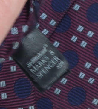 Marks and Spencer Men's Multicoloured Geometric Tie