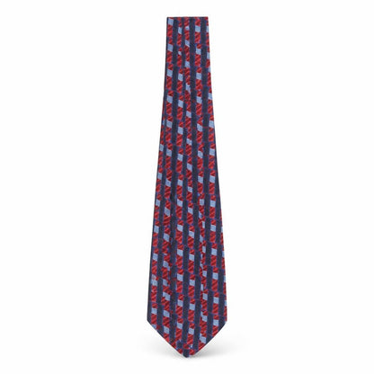 Mens Havana Multicoloured Geometric 100% Polyester  Tie