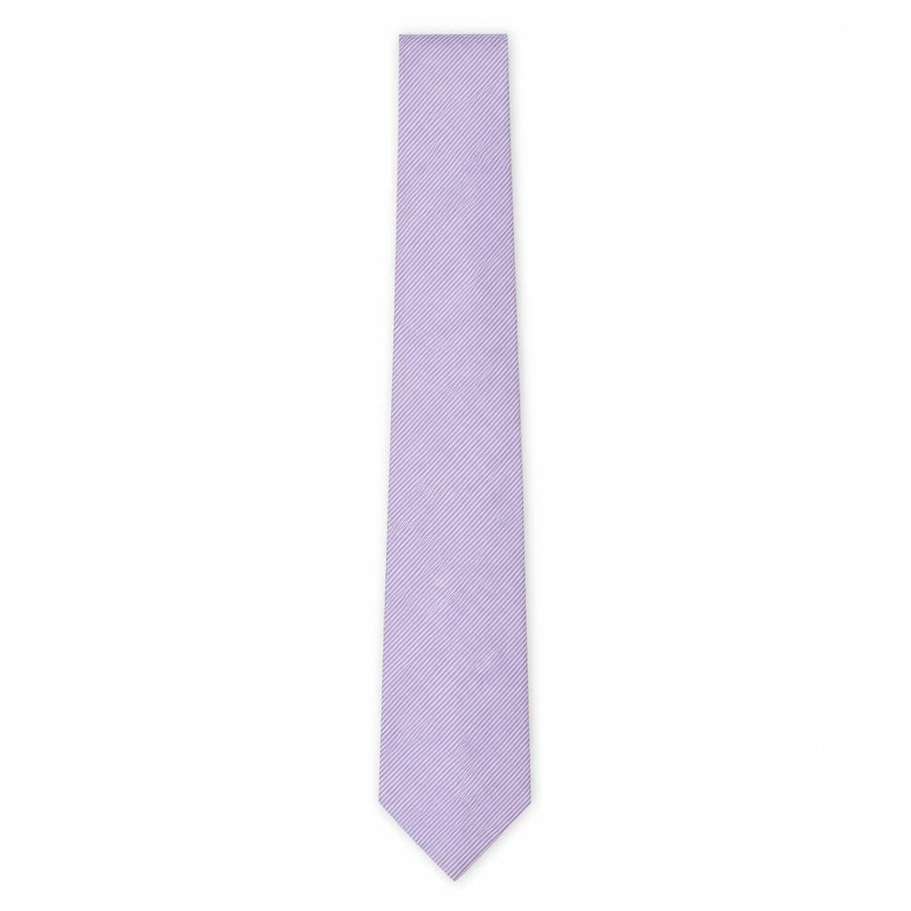 Mens Thomas Nash Purple Striped 100% Polyester  Tie