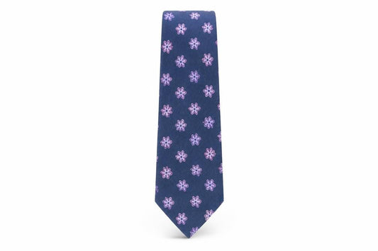 Mens Daniel Hechter Blue Floral 100%  Tie