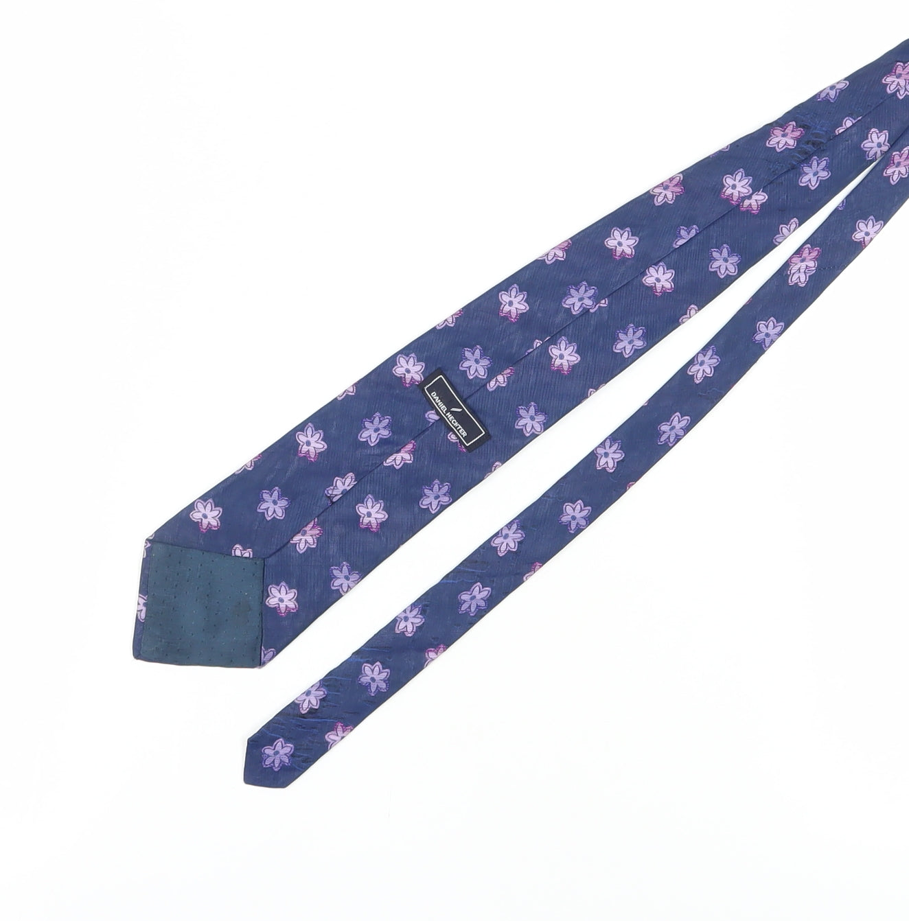 Mens Daniel Hechter Blue Floral 100%  Tie