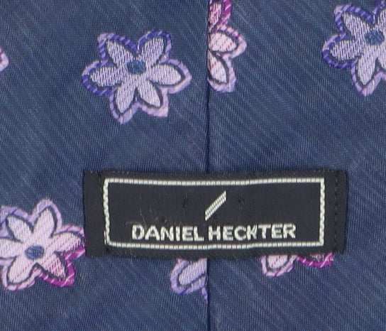 Mens Daniel Hechter Blue Floral 100%  Tie