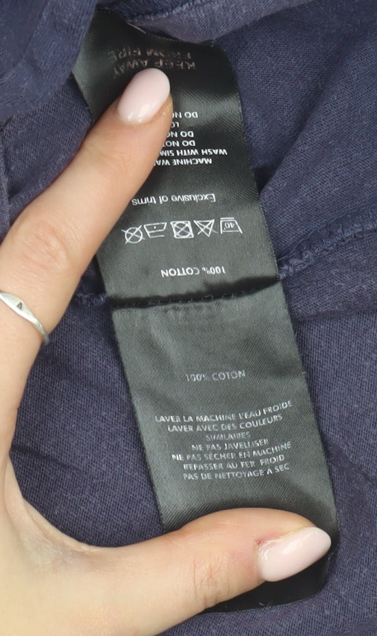 TOG24 Men's Blue L Crew Neck T-Shirt