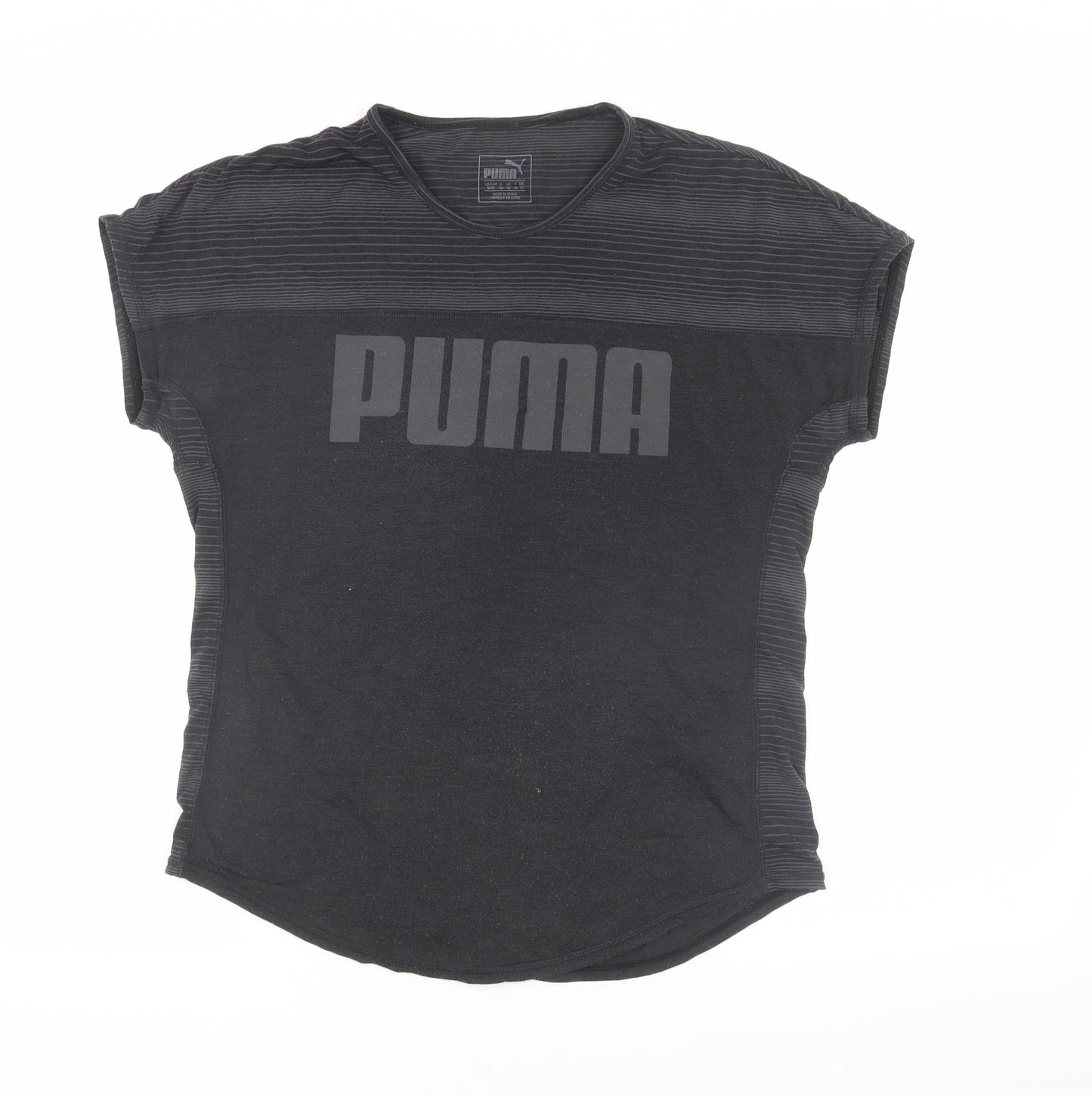 Puma Women’s Black T-Shirt Size 12, Casual Classic Style