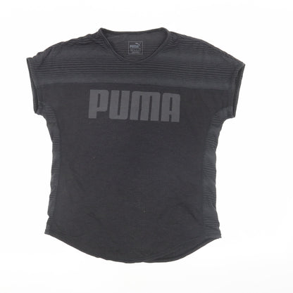 Puma Women’s Black T-Shirt Size 12, Casual Classic Style
