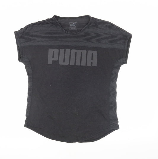Puma Women’s Black T-Shirt Size 12, Casual Classic Style