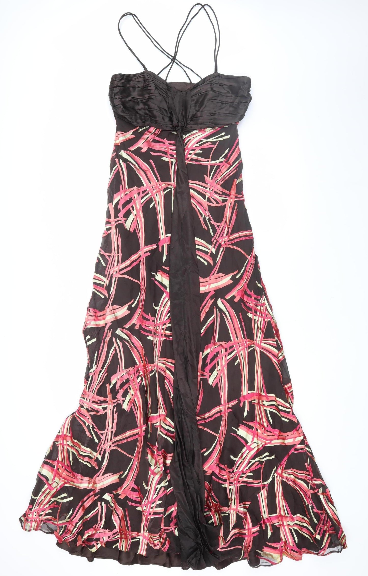 Monsoon Women’s Multicoloured Silk Slip Dress, Size 8