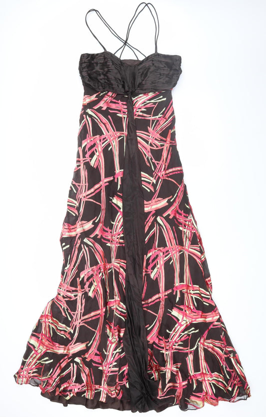 Monsoon Women’s Multicoloured Silk Slip Dress, Size 8