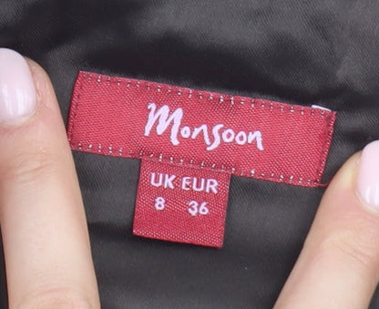 Monsoon Women’s Multicoloured Silk Slip Dress, Size 8